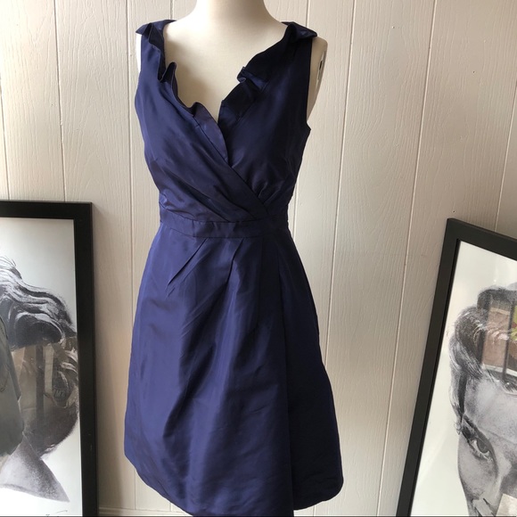 J. Crew Dresses & Skirts - 3/$33 J.Crew Navy Silk Dress